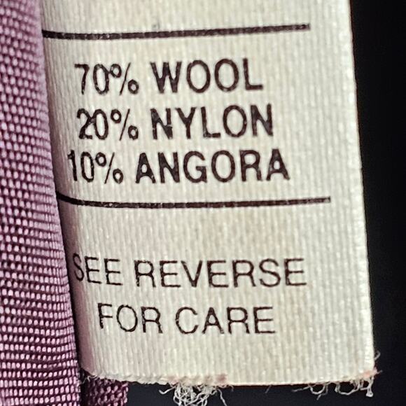 Larry Levine Designs Long Wool Blend Faux Fur Collared Hidden Button Coat Sz 12 - Picture 8 of 10